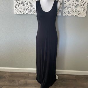 Black maxi dress
